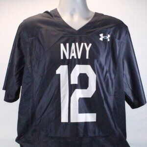 Under Armour NAVY Midshipmen Silent Service Mesh Jersey Shirt Men's Large